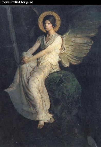 Abbott Handerson Thayer Angel Seated on a Rock